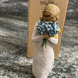 Willow Tree Figurine forget me not